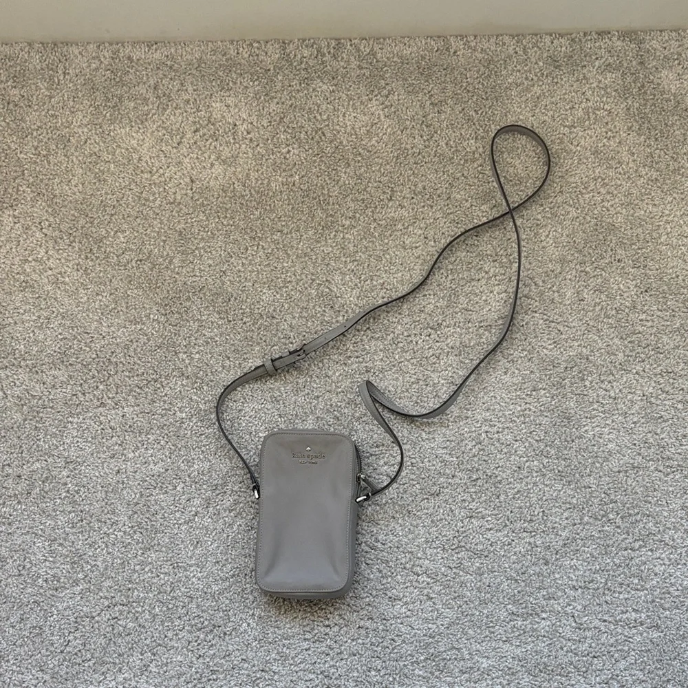 Kate Spade Gray Crossbody Bag - Picture 2 of 5